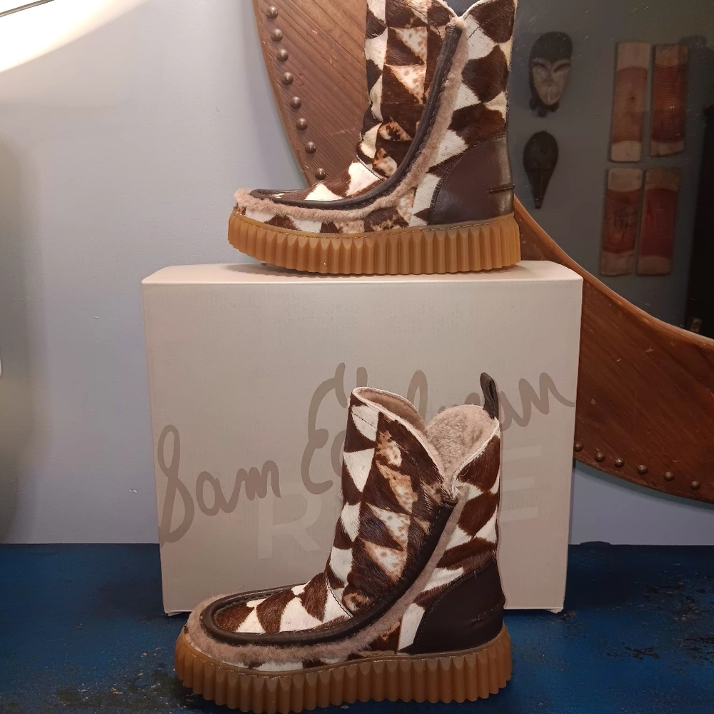 Sam Edelman Pony Hair Boots - Picture 4 of 8